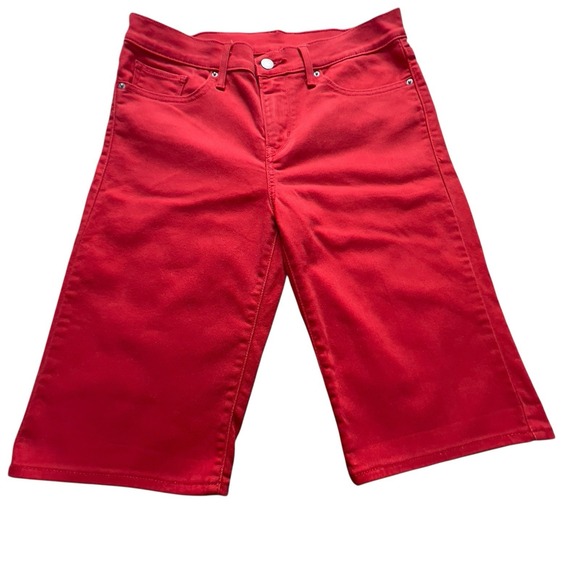 Levi's Pants - Levis Bermuda Short Red W29 White Tab CW-4116 PC9-29969-0005 Unisex Cotton Blend